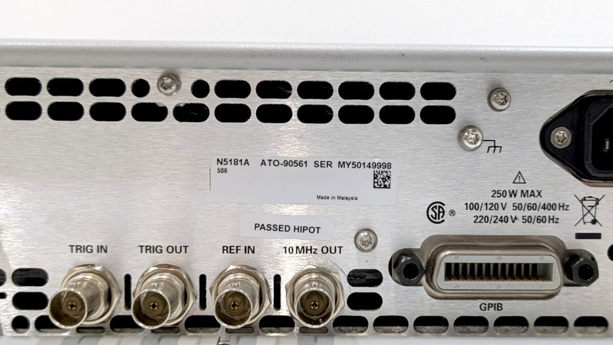 Keysight N5181A MXG RF Analog Signal Generator 100kHz-6GHz [v1245069166]