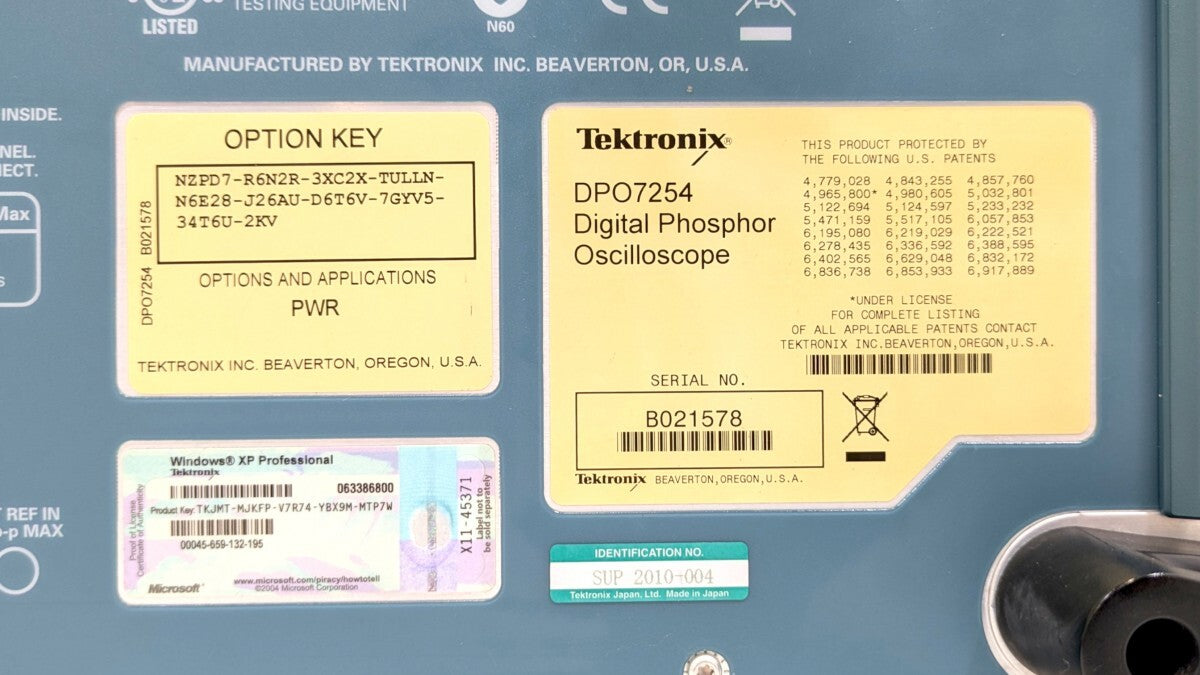 Tektronix DPO7254 Digital Phosphor Oscilloscope 2.5GHz 4ch [v1245073029]