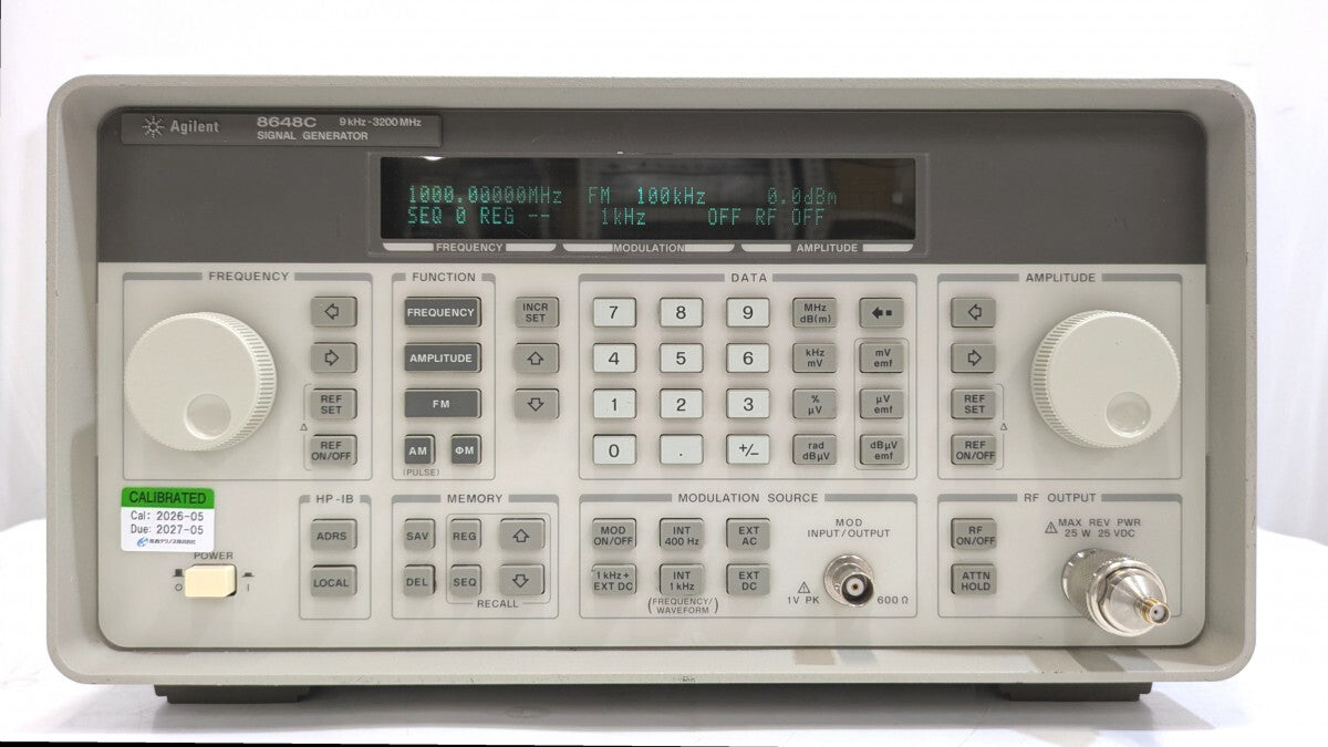 Keysight 8648C Synthesized Signal Generator 9kHz-3200MHz [q1245819878]