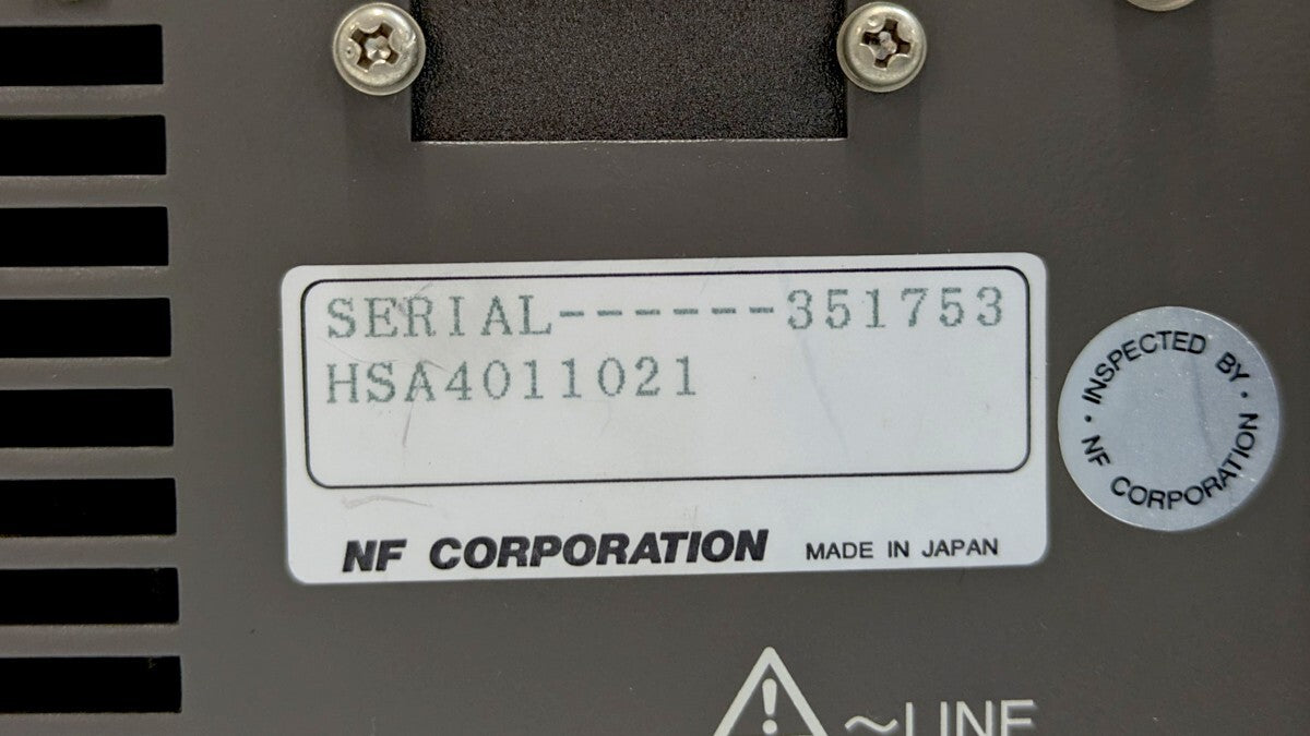 NF Corporation HSA4011 Bipolar Power Supply ±75V 1MHz [t1245869964]