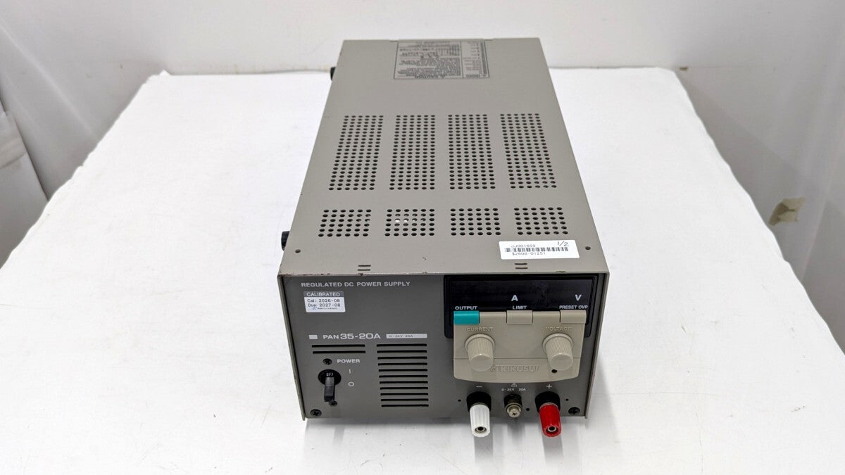Kikusui PAN35-20A DC Power Supply 0-35V 0-20A with Calibration Certificate [t1246175904]