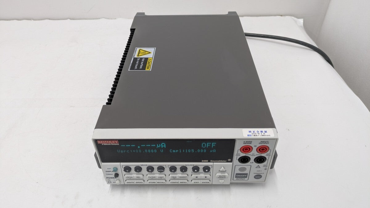 Keithley 2400 Source Meter with Calibration Certificate [f1246432194]