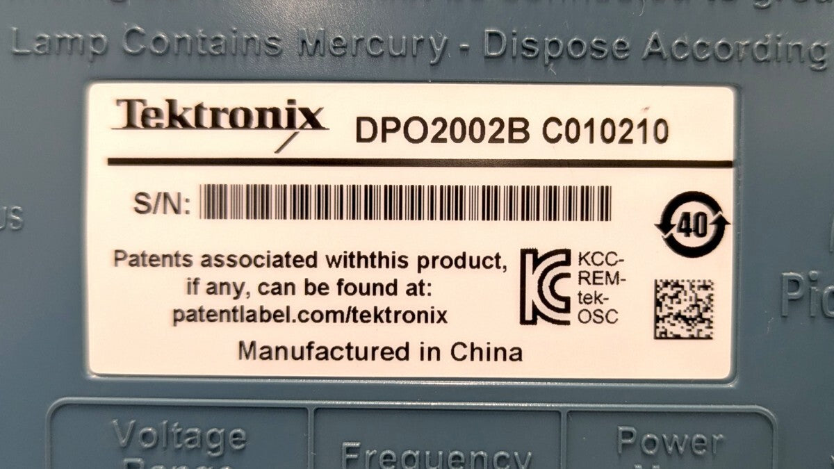 Tektronix DPO2002B Digital Phosphor Oscilloscope DC-70MHz 2ch [k1246514621]