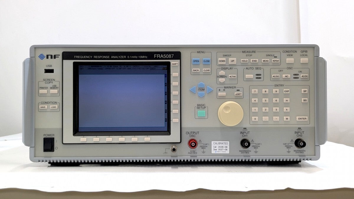 NF Circuit Design FRA5087 Frequency Response Analyzer 0.1mHz-10MHz 2ch [o1246659638]