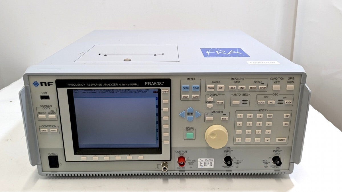 NF Circuit Design FRA5087 Frequency Response Analyzer 0.1mHz-10MHz 2ch [o1246659638]