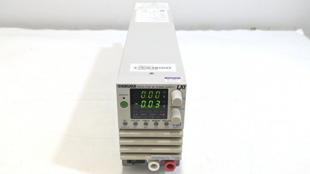 Kikusui PWR401L DC Power Supply Compact Wide Range 0-40V 0-40A 400W [t1246788561]