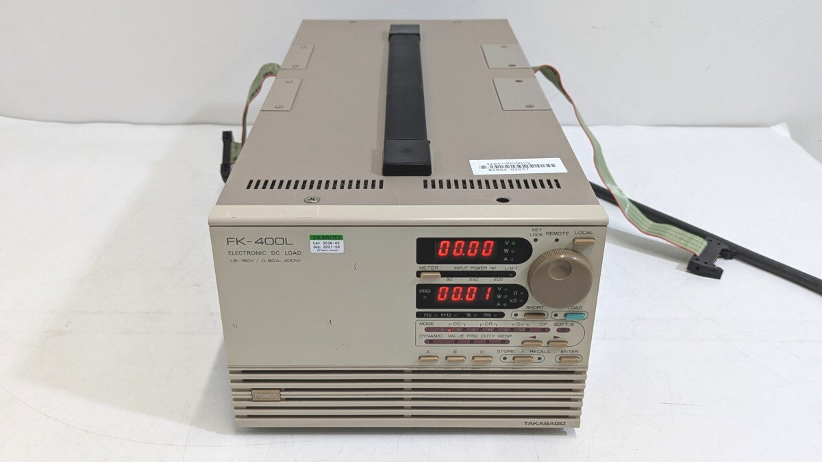 Takasago FK400L Electronic Load Device with Calibration Certificate [w1246792814]