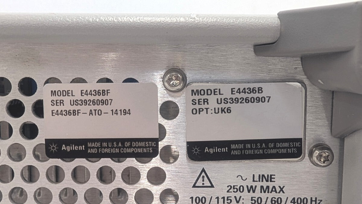 Keysight E4436B Digital/Analog RF Signal Generator 250kHz-3GHz [l1247121579]