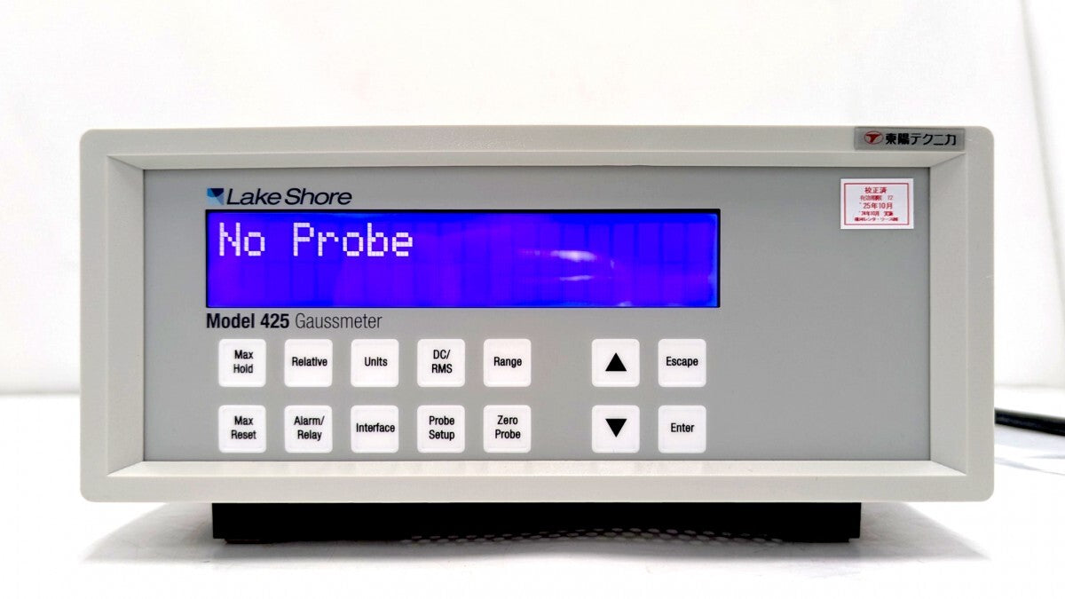 Lake Shore 425 Gauss Meter with HMNT-4E04-VR Probe and 4060 Zero Gauss Chamber [f1247427732]