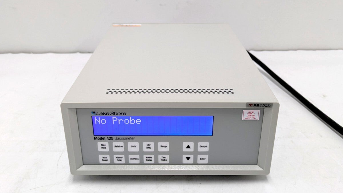 Lake Shore 425 Gauss Meter with HMNT-4E04-VR Probe and 4060 Zero Gauss Chamber [f1247427732]