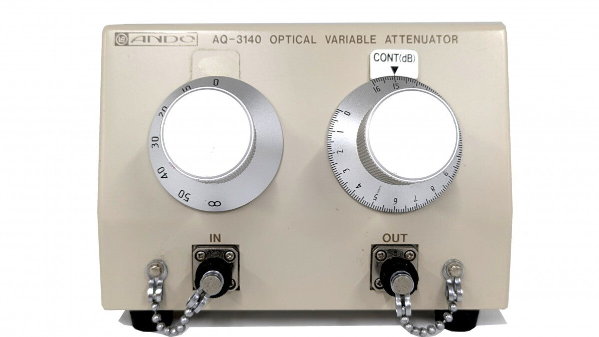 ANDO AQ3140 Optical Attenuator with Calibration Certificate 1.31μm 1.55μm [l1247511759]