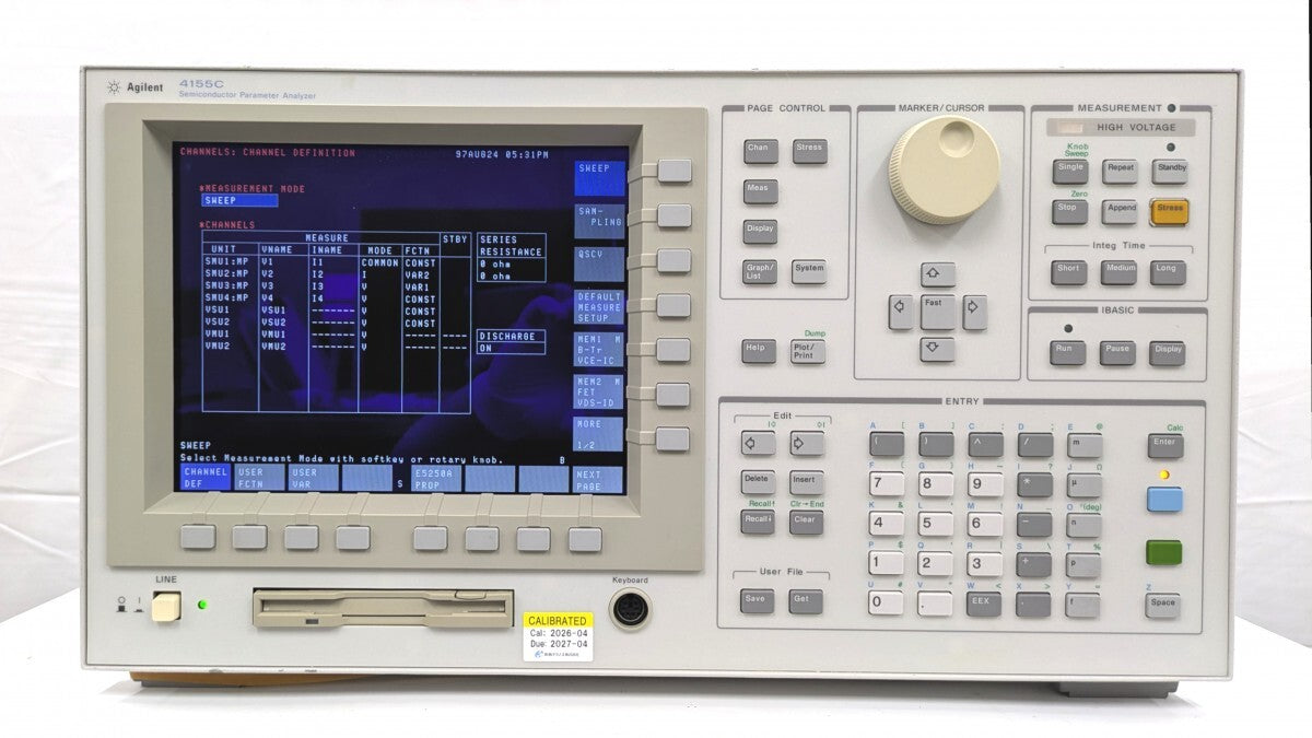 Keysight 4155C Semiconductor Parameter Analyzer 4 Channels 100V 10fA-100mA [o1247641946]