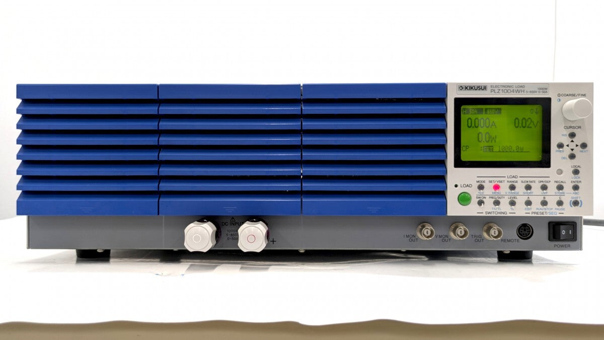 Kikusui PLZ1004WH Multifunction DC Electronic Load 5V-650V 50A 1000W [d1247665789]