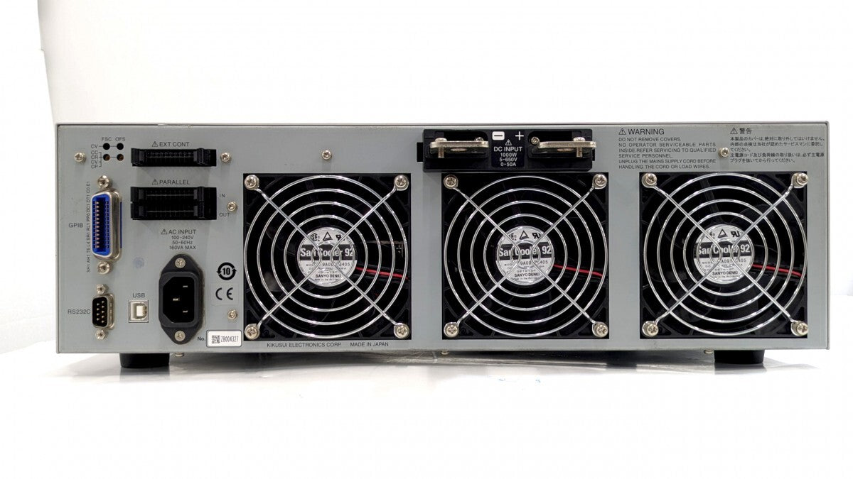 Kikusui PLZ1004WH Multifunction DC Electronic Load 5V-650V 50A 1000W [d1247665789]