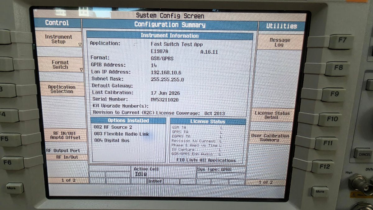 Agilent E5515E Wireless Communication Test Set Opt. 002 003 004 [v1248072405]
