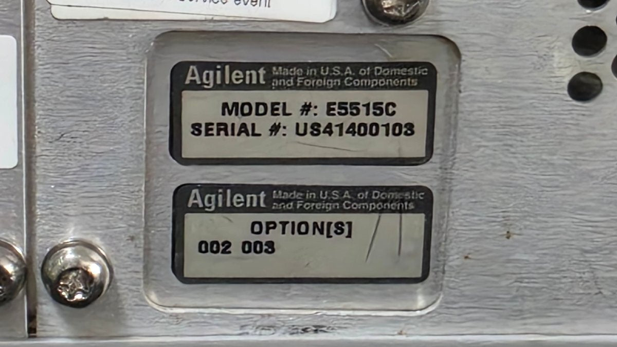 Agilent E5515C Wireless Communication Test Set Opt. 002 003 [e1248064928]