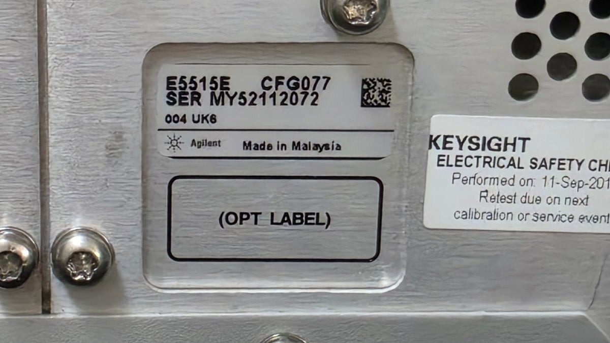 Agilent E5515E Wireless Communication Test Set Opt. 002 003 004 [l1248150814]