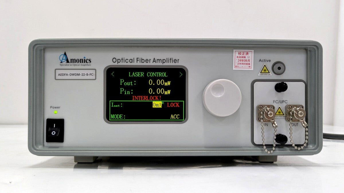 Amonics AEDFA-DWDM-22-B-FC Optical Fiber Amplifier 1534nm-1563nm 22dBm 30dB [l1248276388]