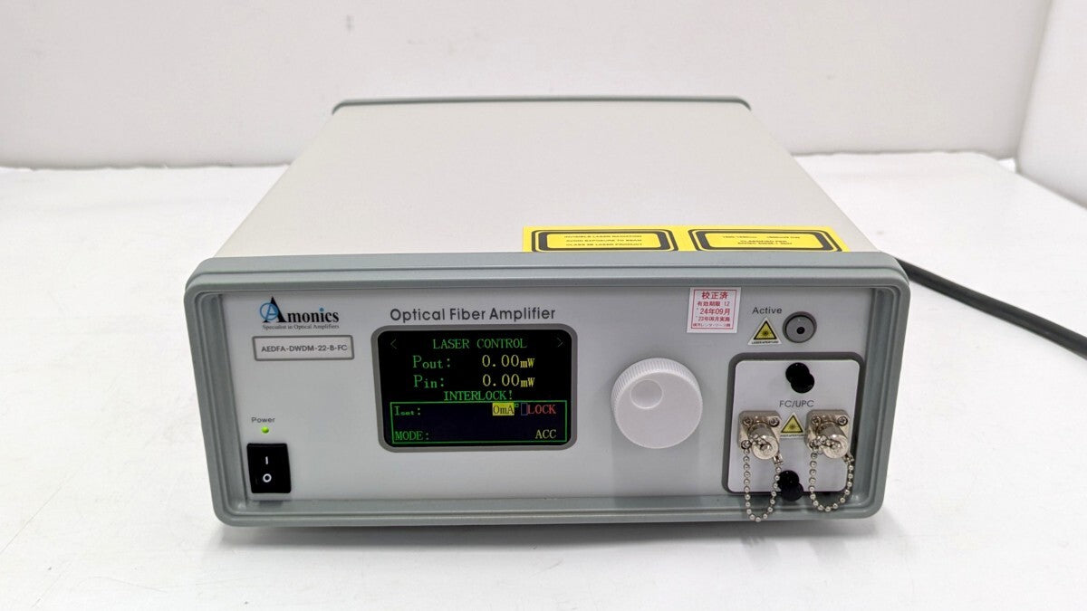 Amonics AEDFA-DWDM-22-B-FC Optical Fiber Amplifier 1534nm-1563nm 22dBm 30dB [l1248276388]