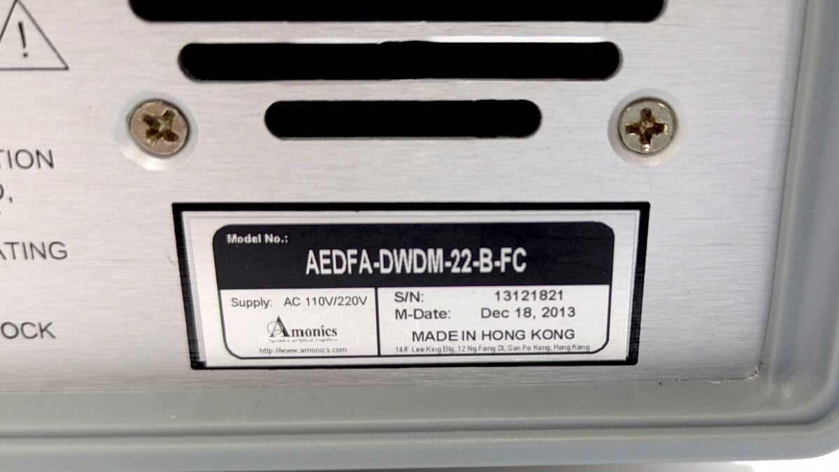 Amonics AEDFA-DWDM-22-B-FC Optical Fiber Amplifier 1534nm-1563nm 22dBm [e1248269485]