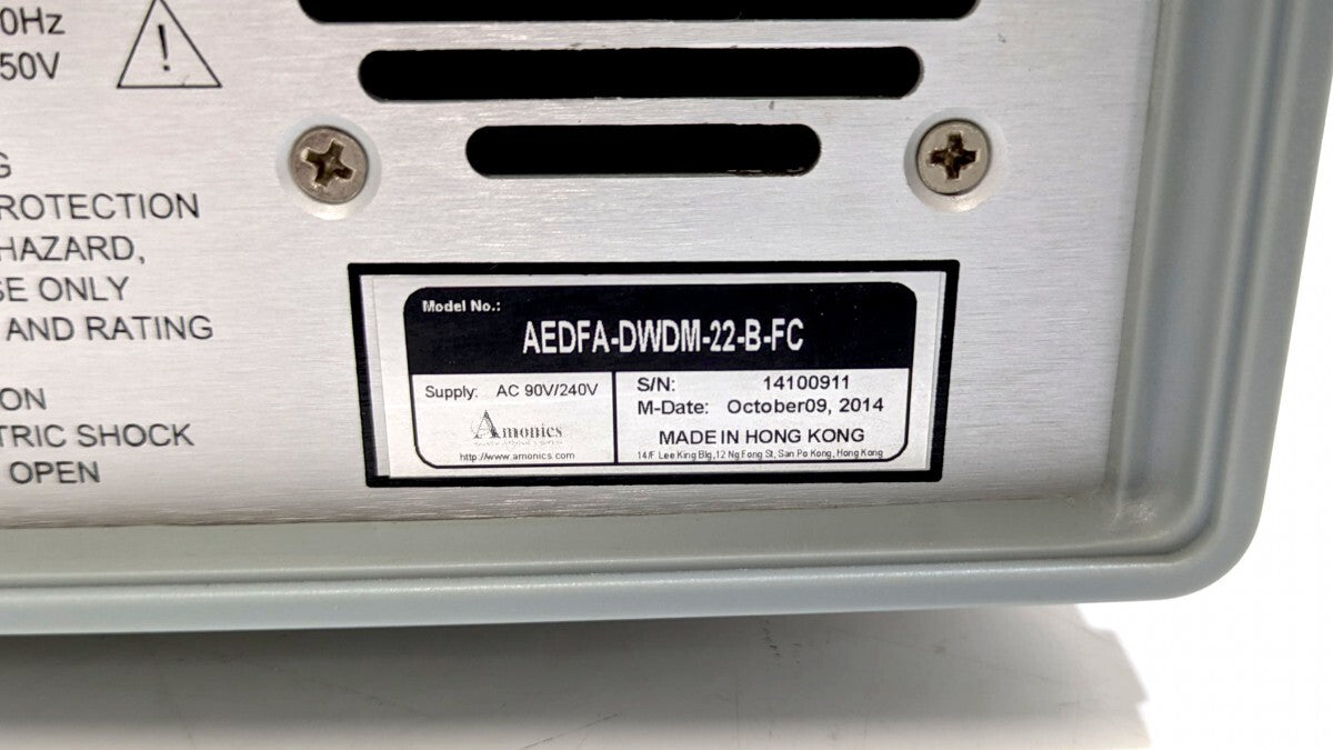 Amonics AEDFA-DWDM-22-B-FA Optical Fiber Amplifier 1534nm-1563nm +22dBm [r1248284106]