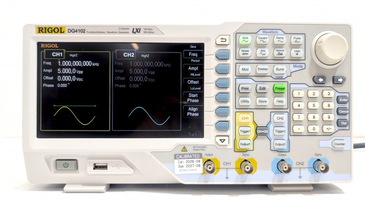 Rigol DG4102 Function Generator 100MHz 500MSa/s [q1248297174]