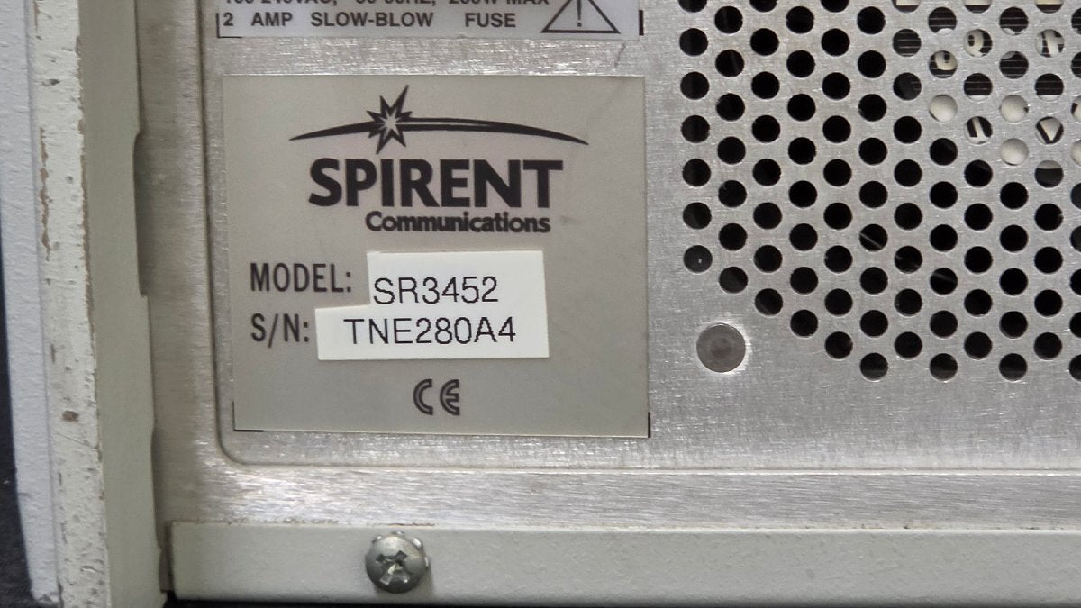 Spirent SR3452 CDMA Network Emulator [s1248443229]