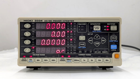 Hioki 3334 AC DC Power HiTester with Calibration Certificate [b1248446654]