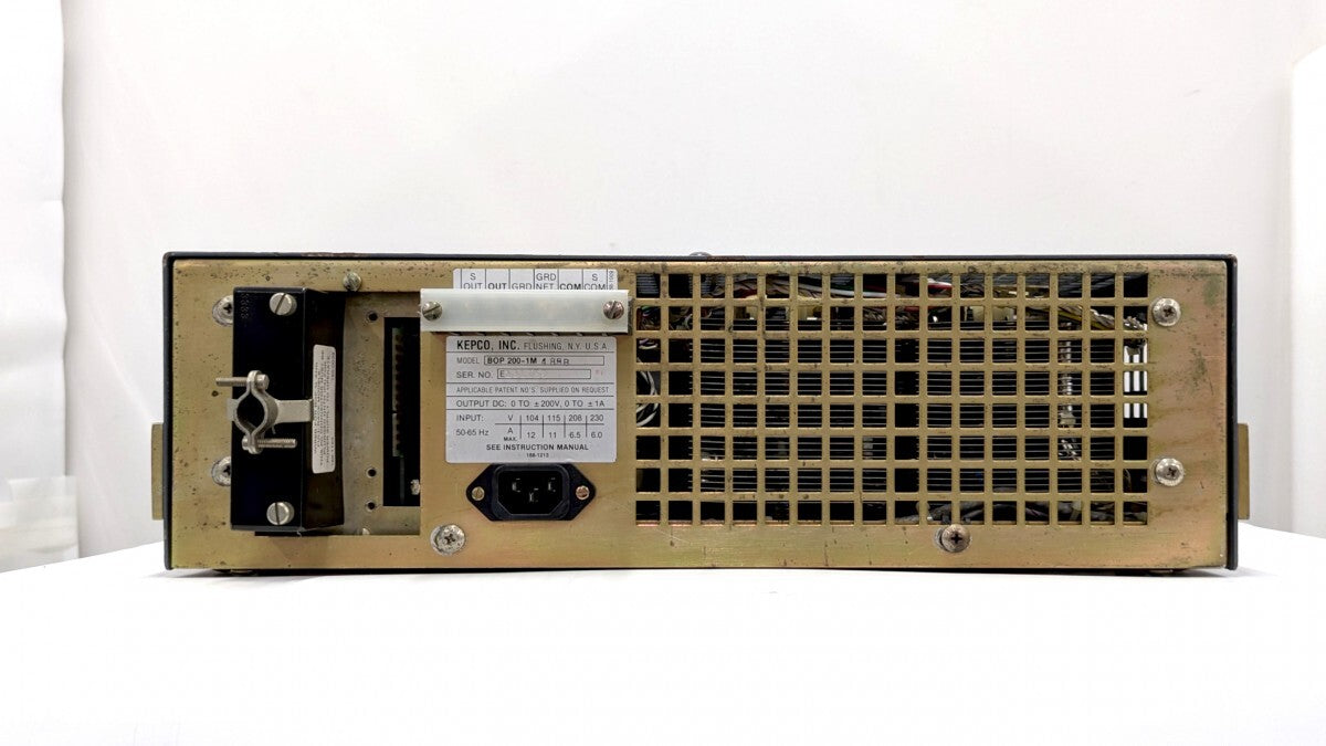 KEPCO BOP200-1M Bipolar DC Power Supply 0-±200V 0-±1A 200W [v1248937849]