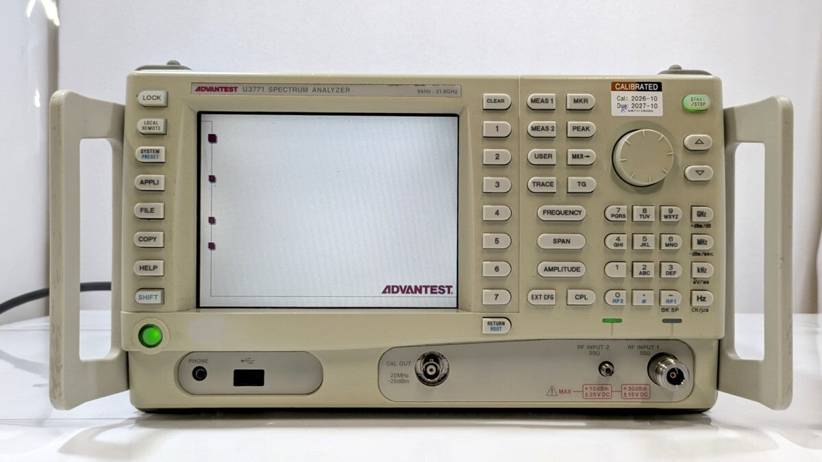 Advantest U3771 Spectrum Analyzer 9kHz-31.8GHz with Calibration Certificate [1249150153]