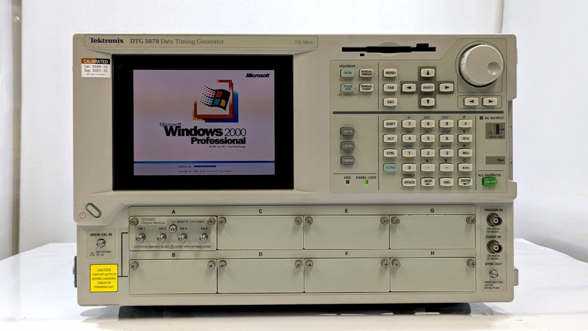 Tektronix DTG5078 Data Timing Generator with DTGM21 Module [q1249259842]