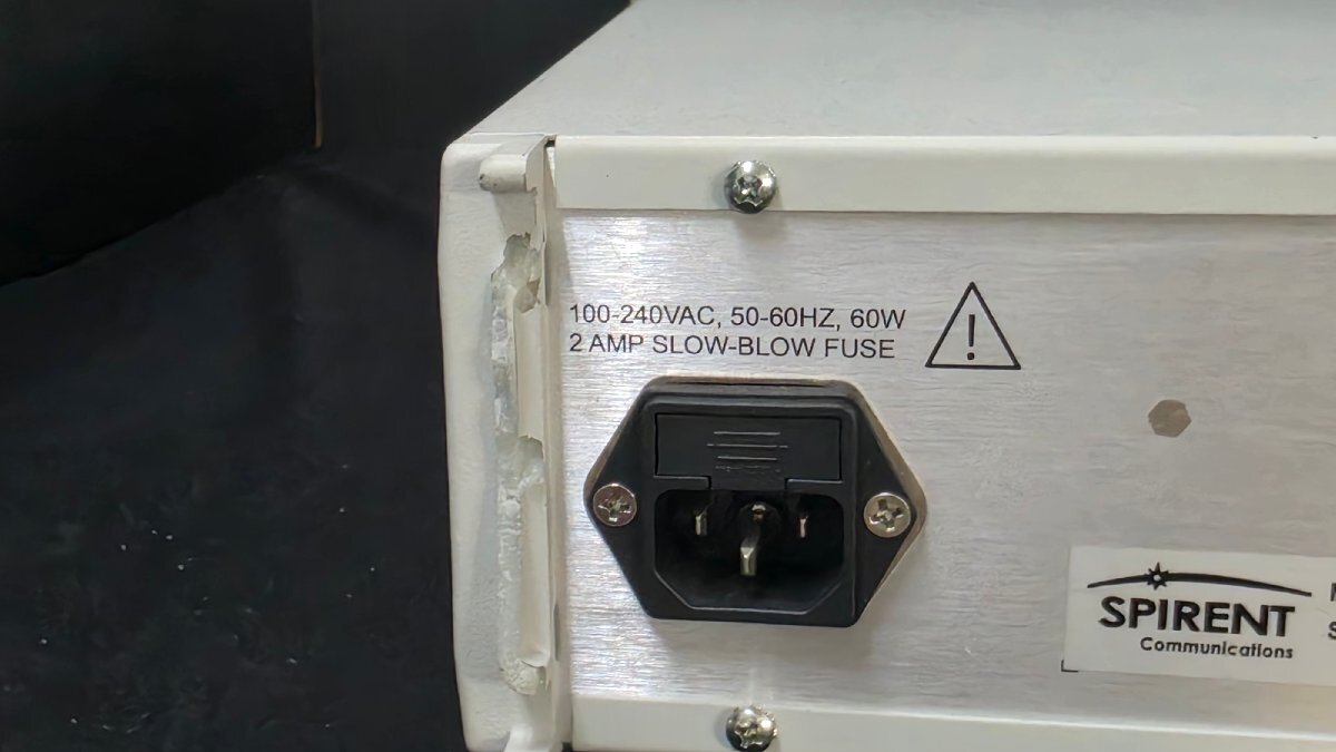 Spirent SR5058L Test Configuration Unit 20S5 [d1249332412]