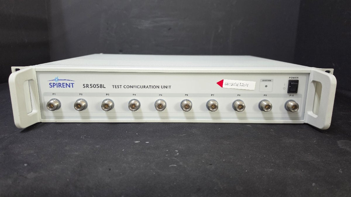 Spirent SR5058L Test Configuration Unit 20S5 [d1249332412]