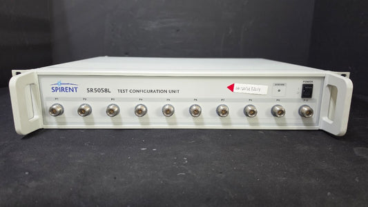 Spirent SR5058L Test Configuration Unit 20S5 [d1249332412]