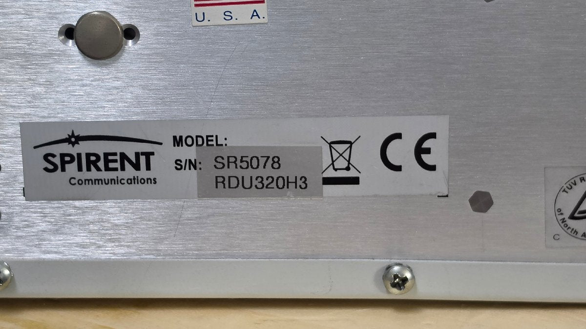 Spirent SR5078 Test Configuration Unit [1249450470]