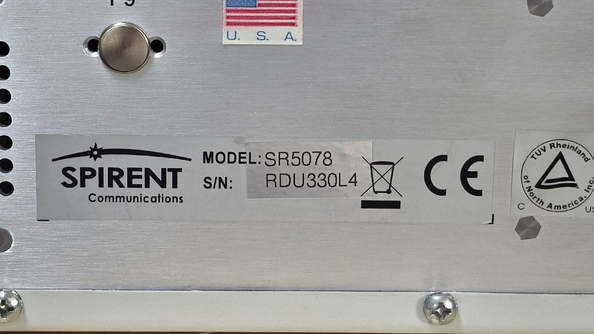 Spirent SR5078 Test Configuration Unit [q1249453755]