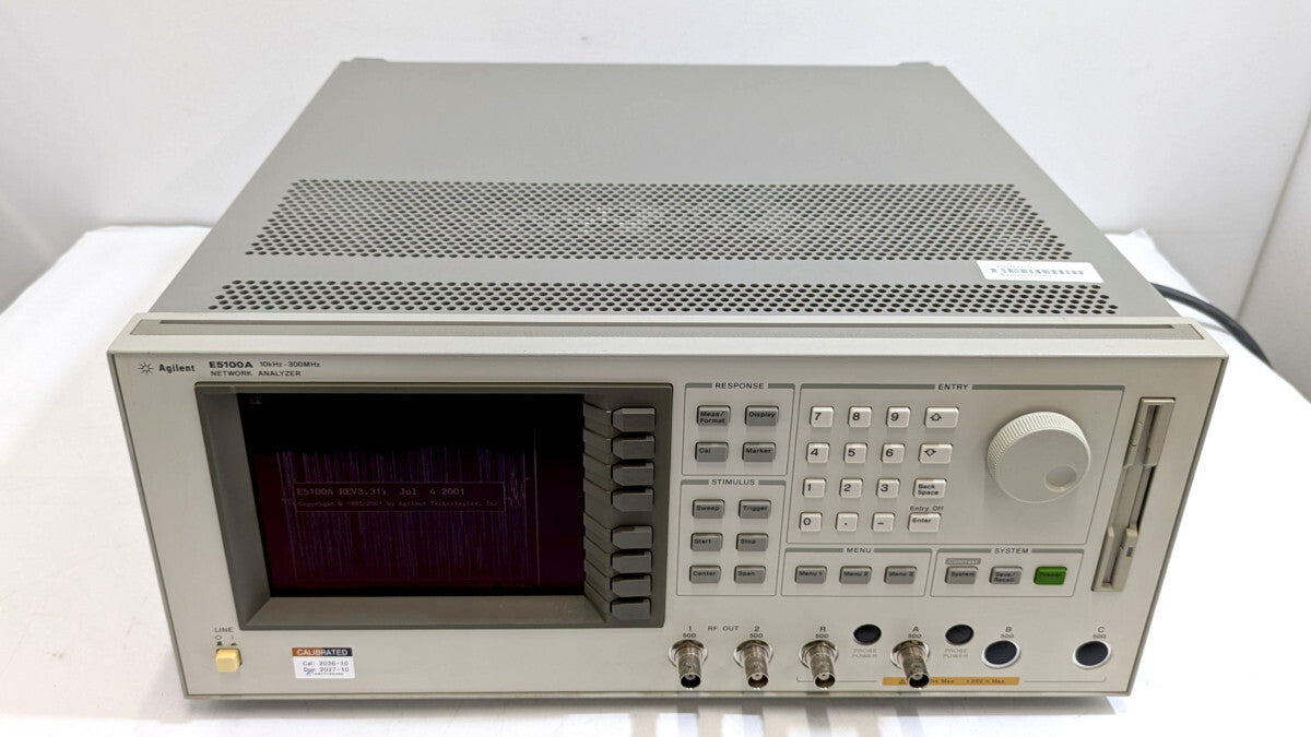 Keysight E5100A Network Analyzer 10kHz-300MHz with Calibration Certificate [x1250067970]