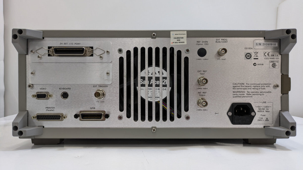 Keysight E5100A Network Analyzer 10kHz-300MHz with Calibration Certificate [x1250067970]