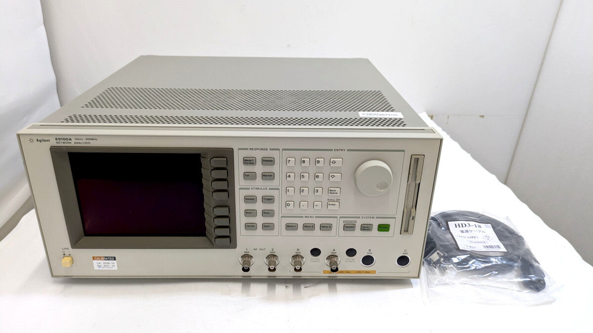 Keysight E5100A Network Analyzer 10kHz-300MHz with Calibration Certificate [x1250067970]