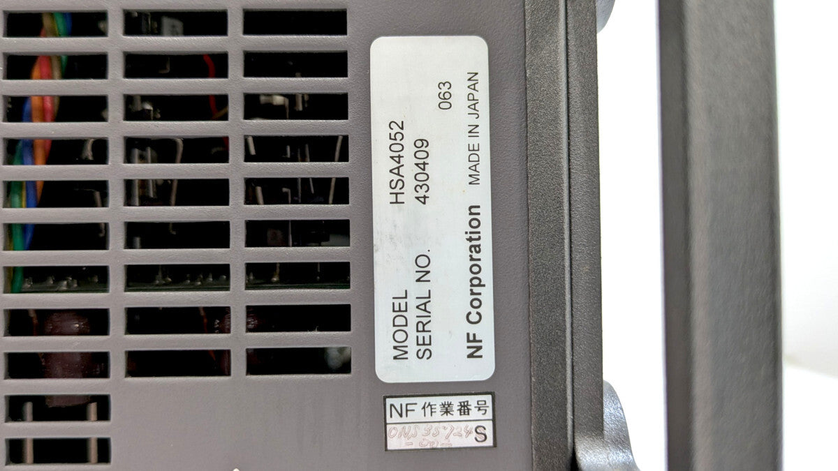 NF Corporation HSA4052 High-Speed Bipolar Power Supply DC-500kHz ±150V ±2.8A [h1250076605]