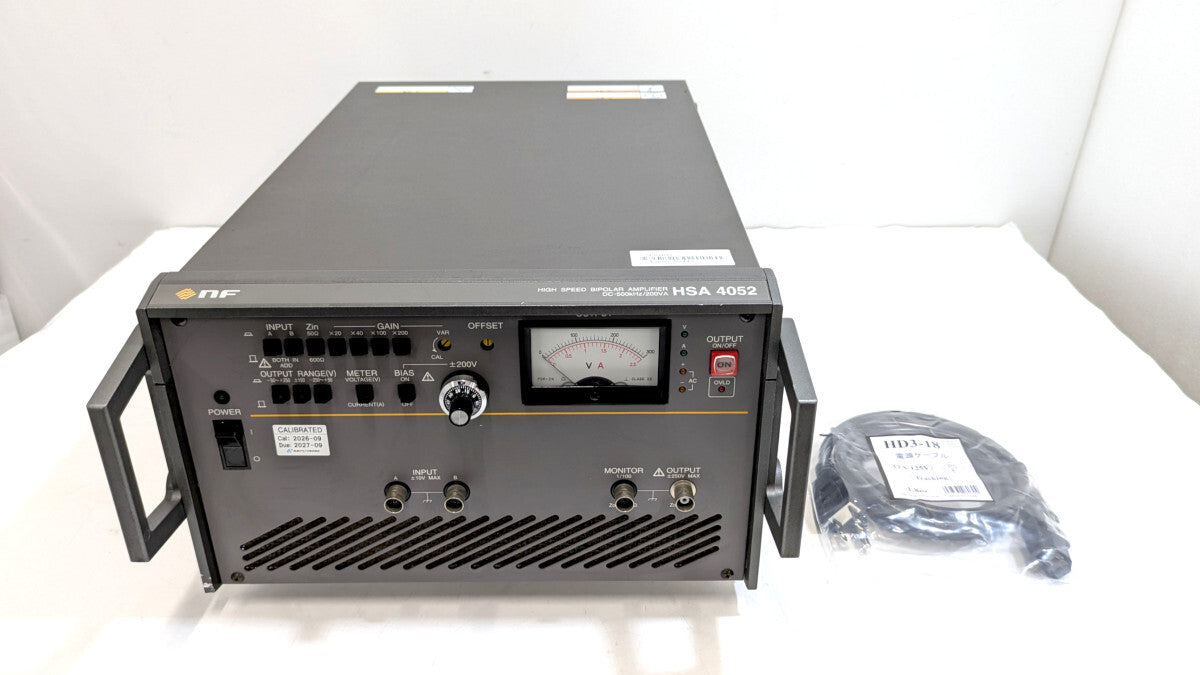 NF Corporation HSA4052 High-Speed Bipolar Power Supply DC-500kHz ±150V ±2.8A [h1250076605]