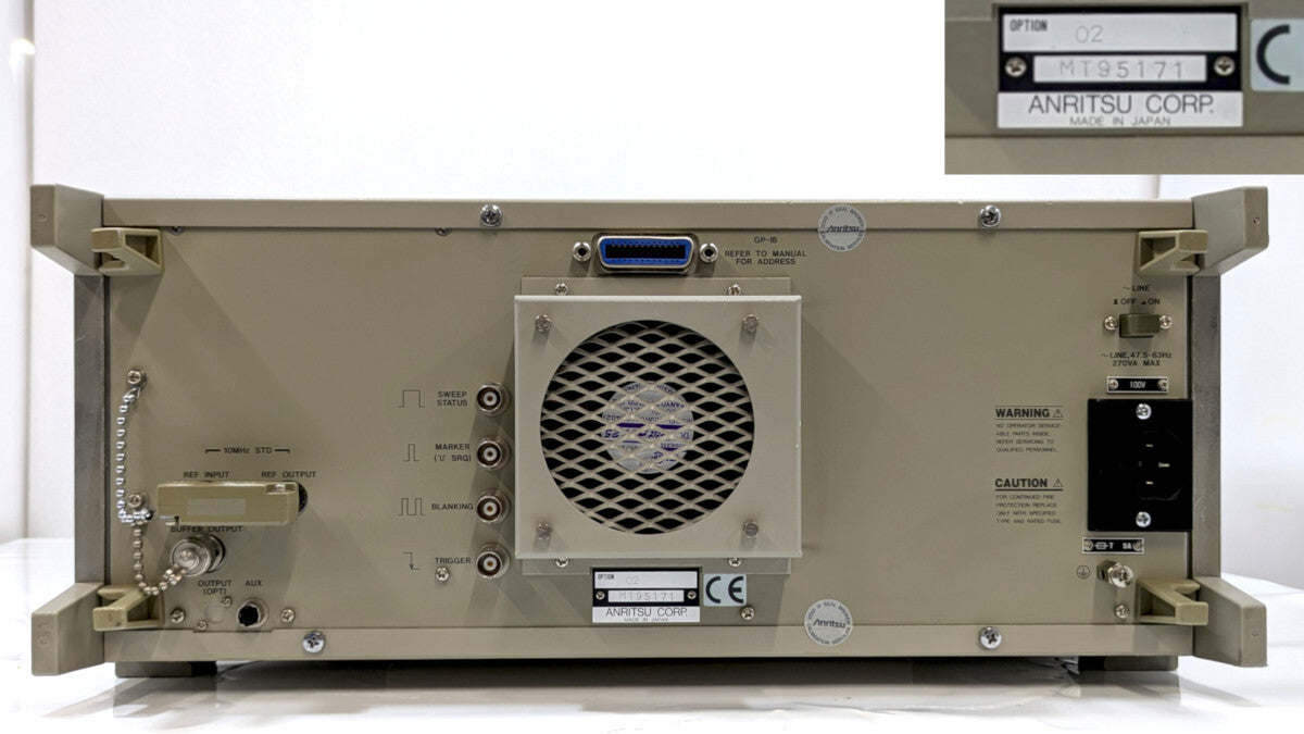 Anritsu MG3633A Signal Generator 10kHz-2700MHz with Calibration Certificate [f1250069044]