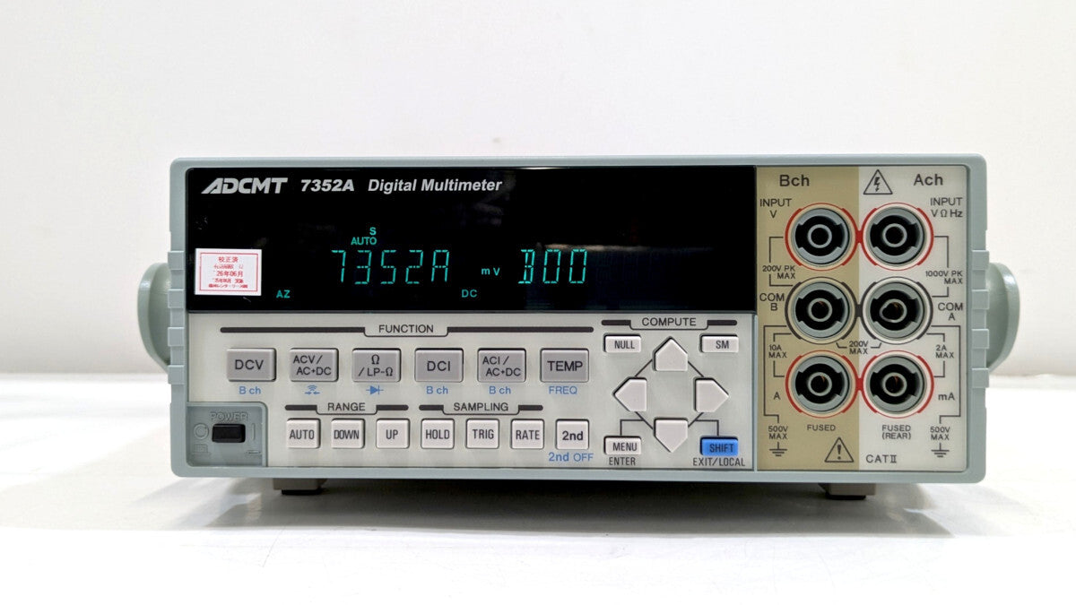 ADCMT 7352A Digital Multimeter with Calibration Certificate [e1250086722]
