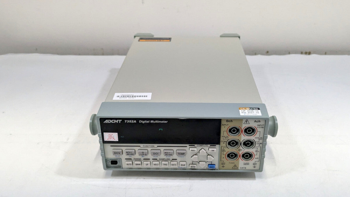 ADCMT 7352A Digital Multimeter with Calibration Certificate [e1250086722]