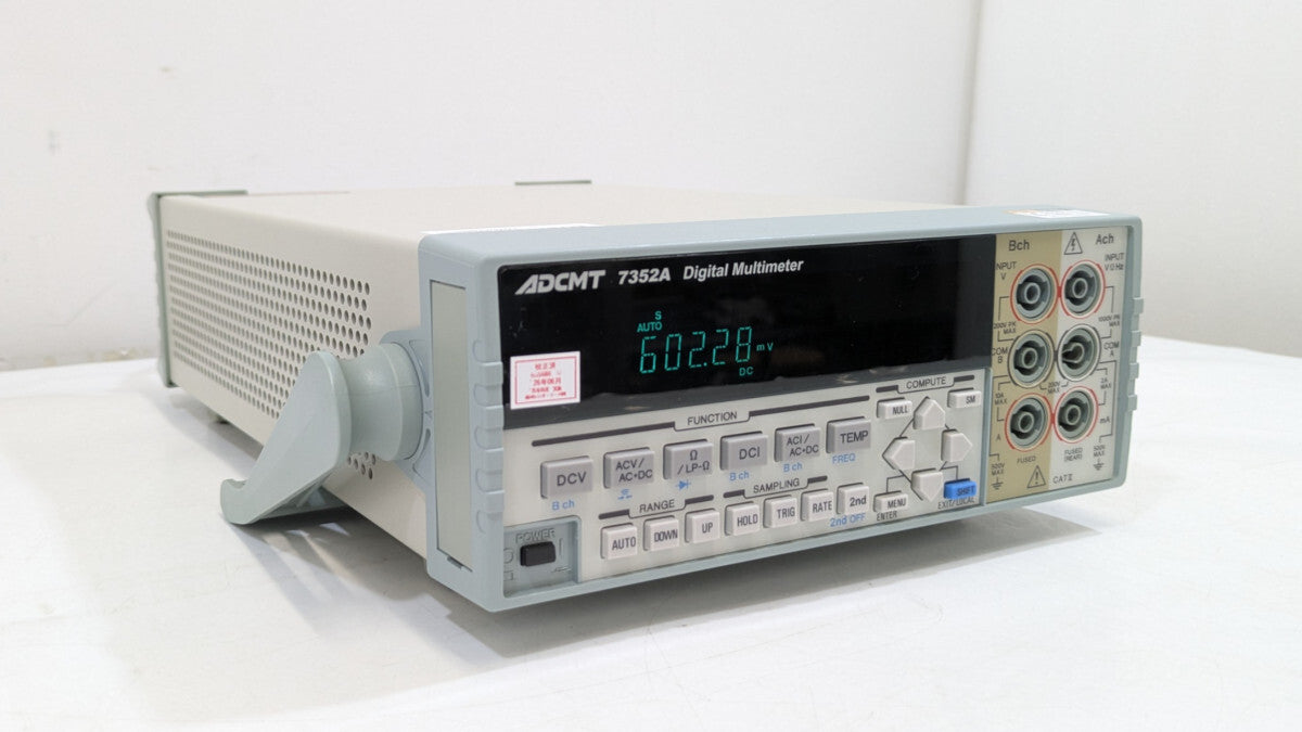 ADCMT 7352A Digital Multimeter with Calibration Certificate [e1250086722]