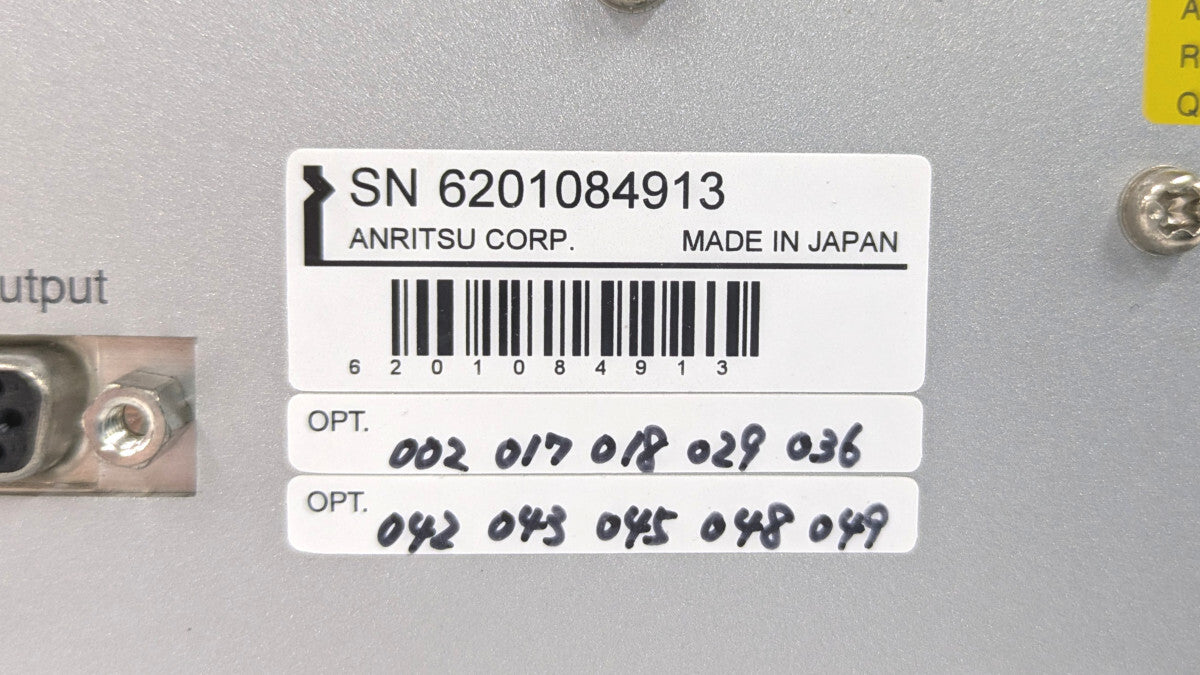 Anritsu MG3710A Vector Signal Generator [v1250226318]