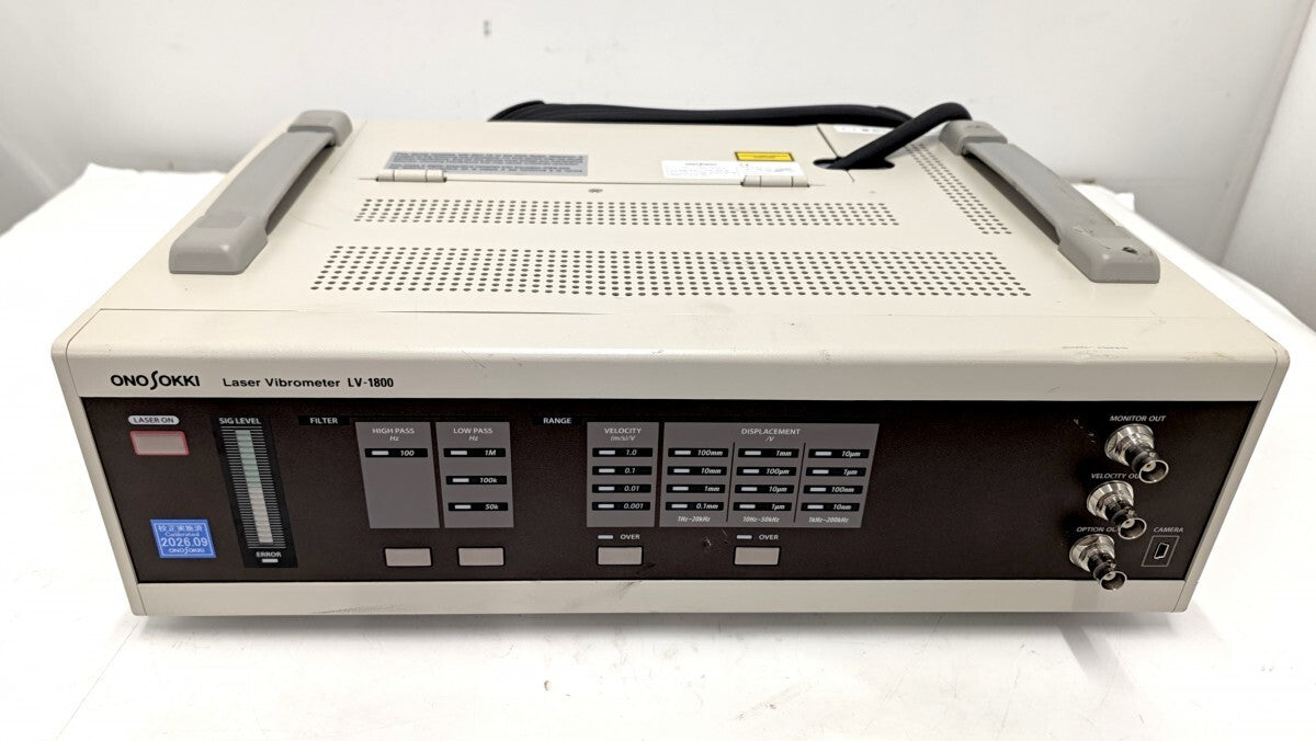 Ono Sokki LV-1800 Laser Doppler Vibrometer DC-3MHz [g1245066011]