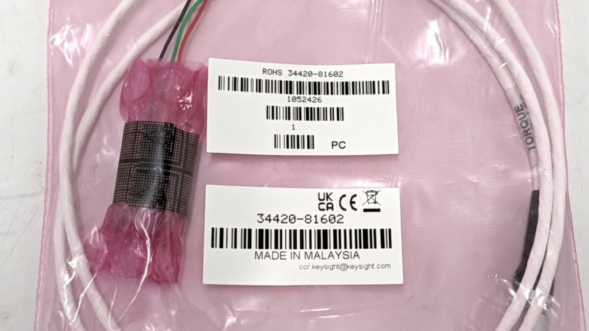 Keysight 34102A Low Thermal Input Cable 1.2m [o1246371137]