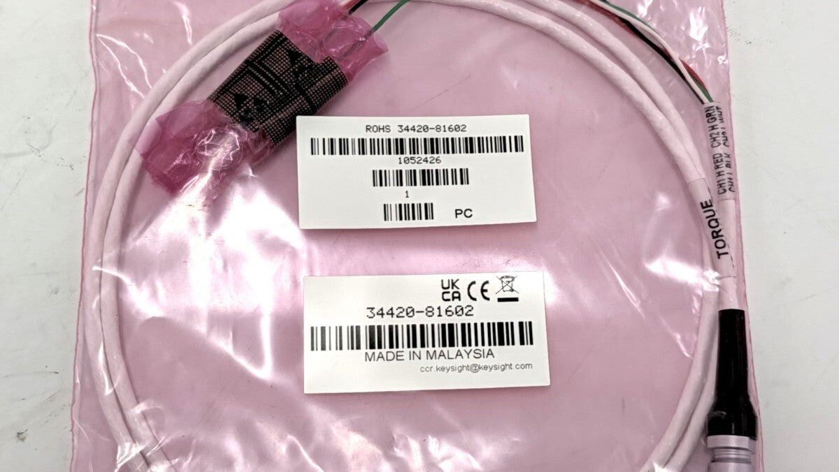 Keysight 34102A Low Thermal Input Cable 1.2m [n1246364714]