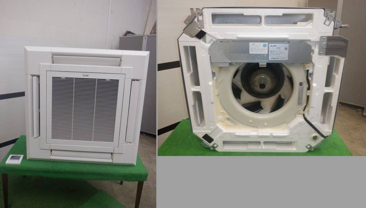 Mitsubishi Electric PL-ERP80EA7 PUZ-ERMP80HA8 Ceiling Cassette Package Air Conditioner 3HP [m1236067522]
